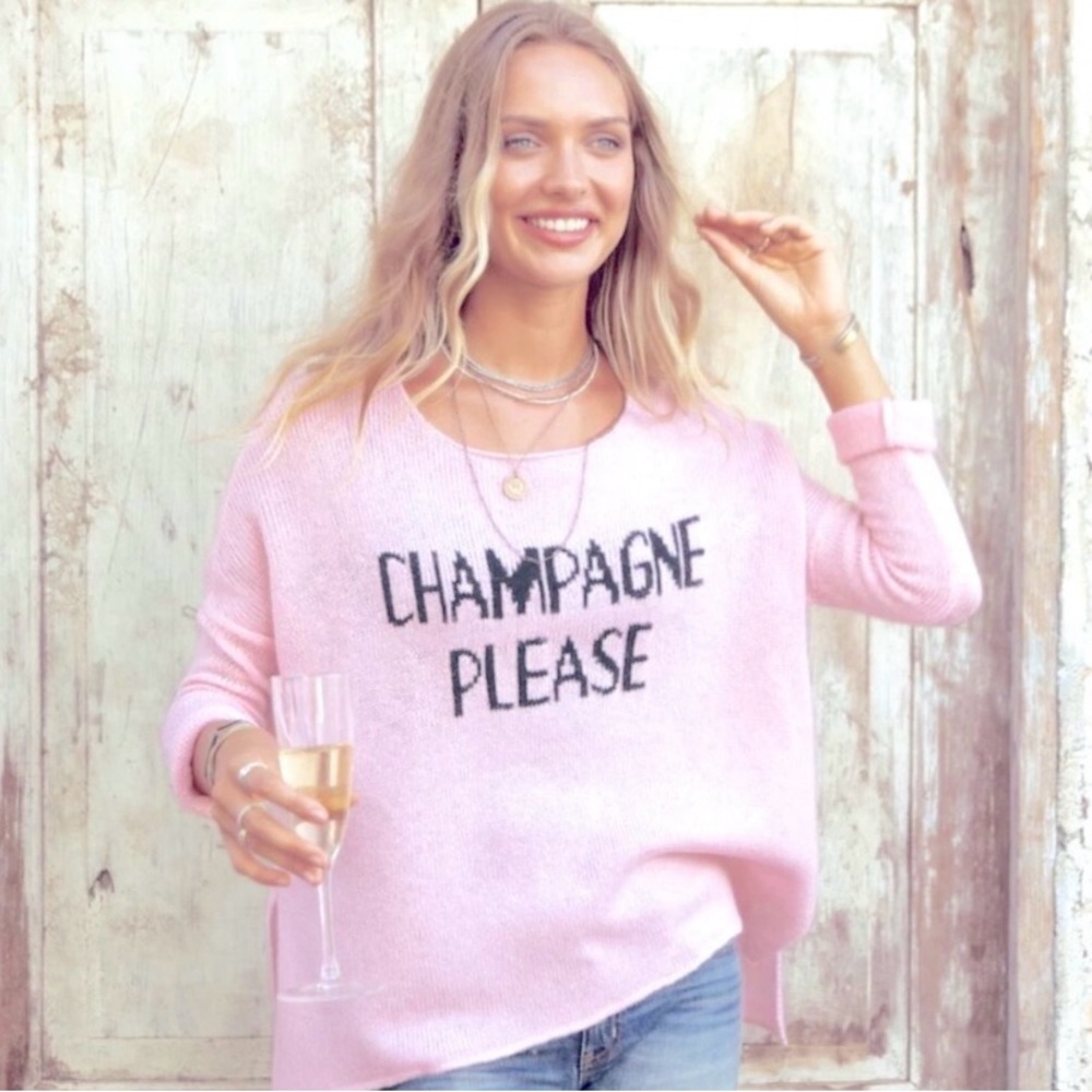 🍭Wooden Ships X/S Champagne Please sweater 🍾